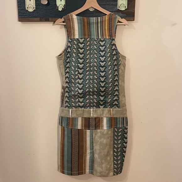 N.T.S Not the Same Sleeveless MultiPrint Dress Size 38 - Picture 11 of 16